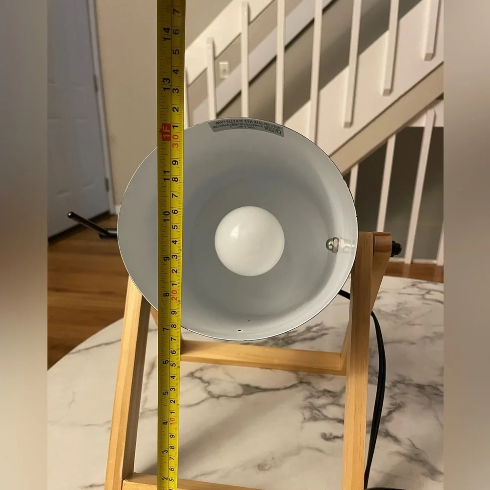 Modern Black and Tan Table Lamp